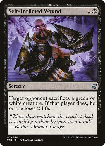 DTK-117U Self-Inflicted Wound