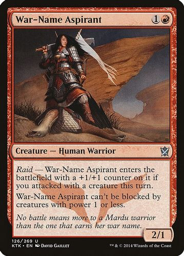KTK-126U War-Name Aspirant