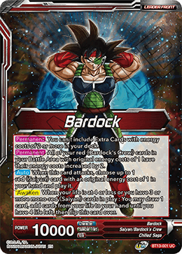 BT13-001UC Bardock // SS Bardock, the Legend Awakened Foil