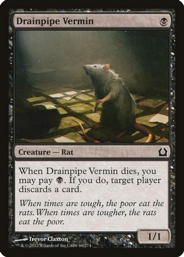 RTR-066C Drainpipe Vermin