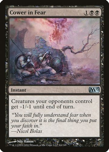 M13-084U Cower in Fear