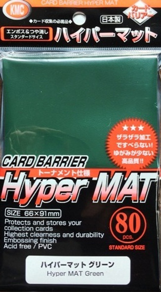 KMC Hyper MAT Green Sleeve(80pk)