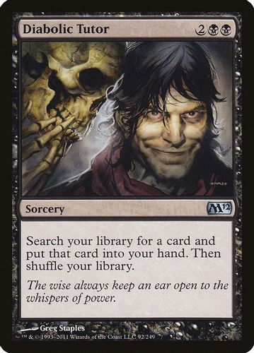 M12-092U Diabolic Tutor