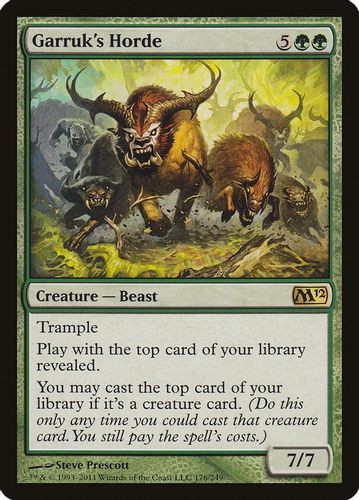M12-176R Garruk's Horde