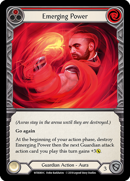 FAB01 WTR-069C Emerging Power (Red) (1st ed)