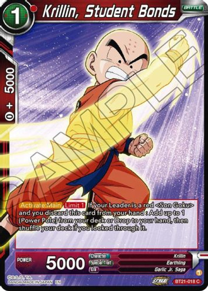 BT21-018C Krillin, Student Bonds