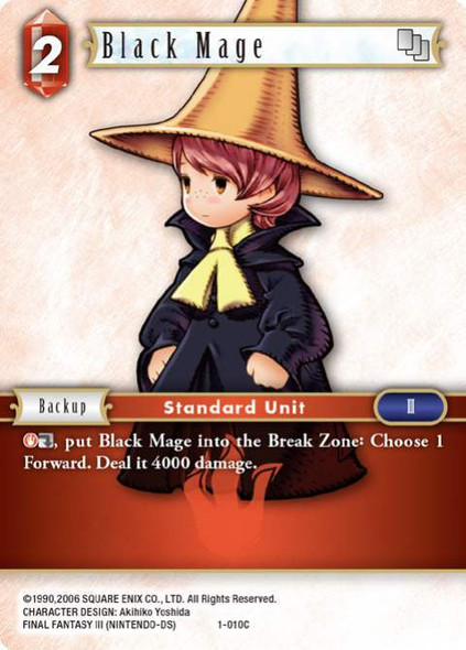 FF01-010C Black Mage Foil