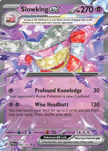 SV02-PAL-EN-086/193RR Slowking ex (Holo)