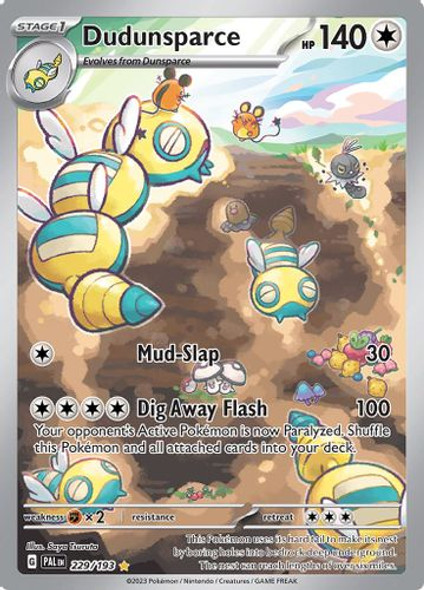 SV02-PAL-EN-229/193GR Dudunsparce (Holo)