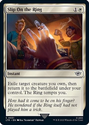 LTR-031C Slip on the Ring (Foil)