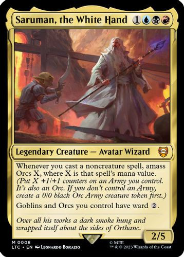 LTC-008M Saruman, the White Hand (Foil)