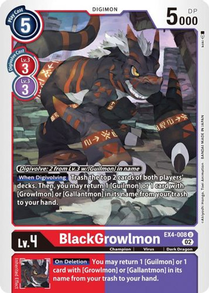[EX04-008U] BlackGrowlmon