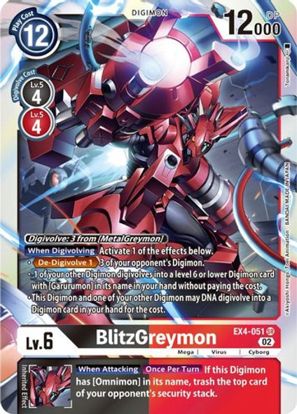 EX04-051SR BlitzGreymon (Foil)