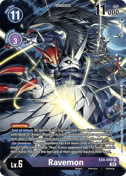 EX04-058SR Ravemon (Alternate Art) (Foil)