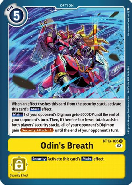 BT13-106U Odin's Breath