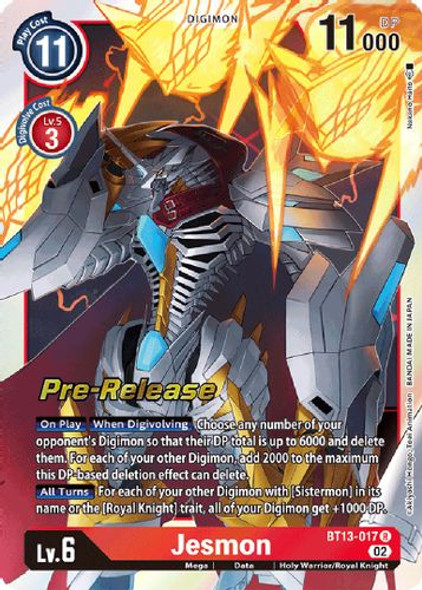 BT13-017R Jesmon (Prerelease Stamp) (Foil)