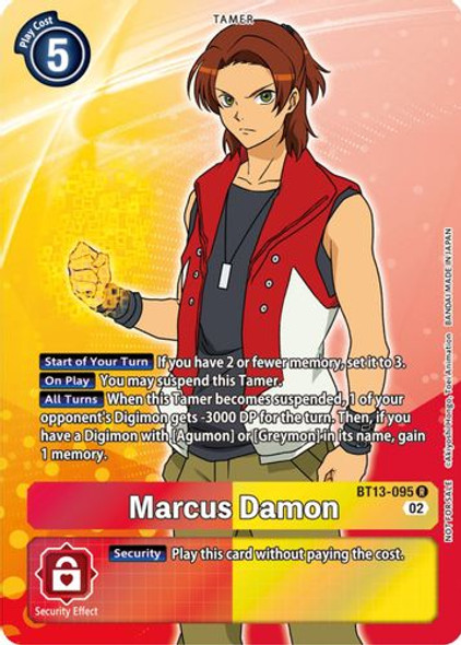 BT13-095R Marcus Damon (Box Topper) (Foil)