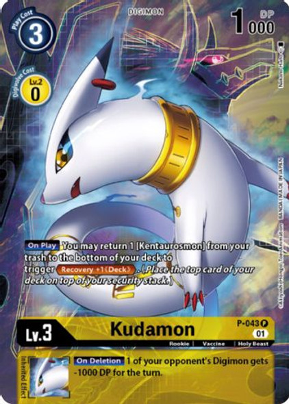 P-043P Kudamon (Digimon Royal Knights Card Set) (Foil)