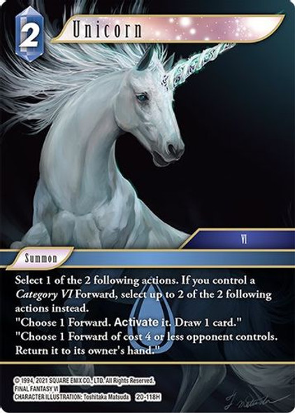 FF20-118H Unicorn (Foil)
