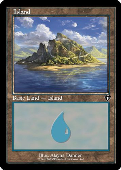 CMM-0440L Island (Retro) (Foil)