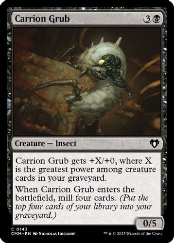CMM-0143C Carrion Grub (Foil)