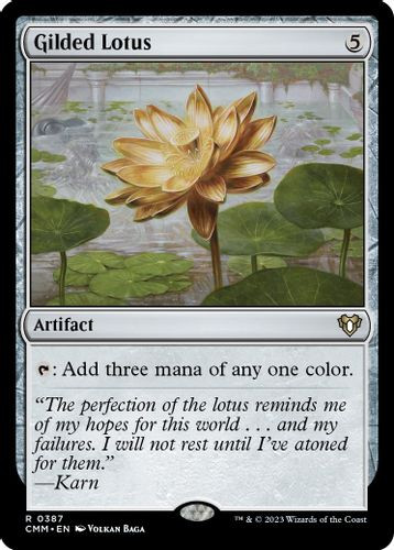 CMM-0387R Gilded Lotus
