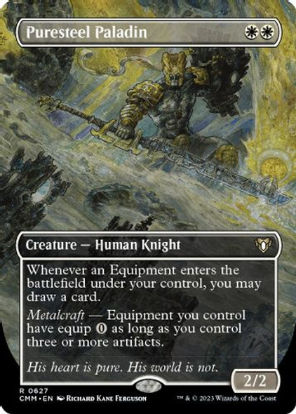 CMM-0627R Puresteel Paladin (Borderless) (Foil)