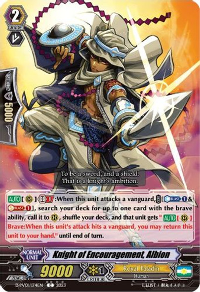 D-PV01/174EN Knight of Encouragement, Albion