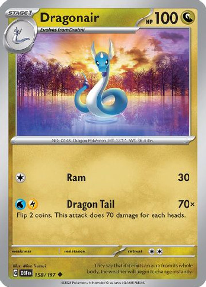 SV03-OBF-EN-158/197UC Dragonair (Reverse Holo)