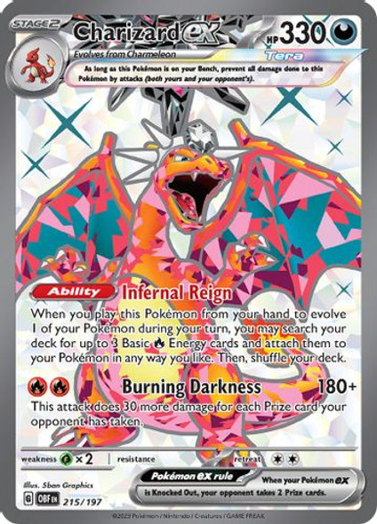 [SV03][OBF-215/197](SRR) Charizard ex (Holo)