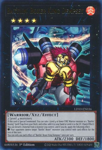 LD10-EN036 Battlin' Boxer King Dempsey (Ultra Rare) <1st>