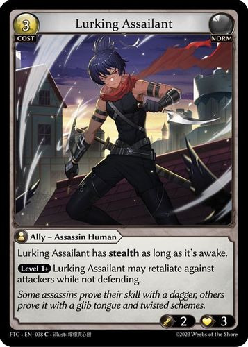 |GA02|<1st>[FTC-EN-38](C) Lurking Assailant {Foil}