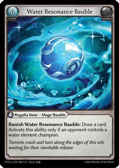 GA02-FTCA1st-EN-025SR Water Resonance Bauble (Armament Foil)