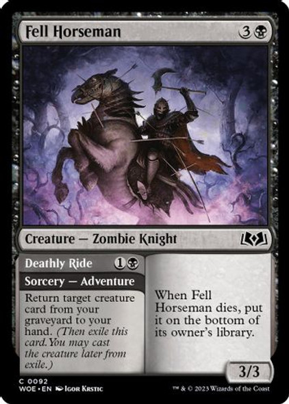 WOE-0092C Fell Horseman (Foil)