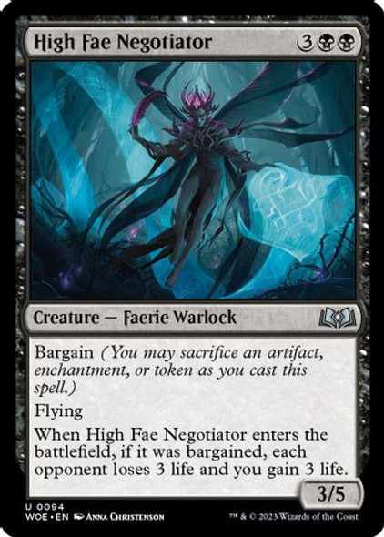 WOE-0094U High Fae Negotiator (Foil)