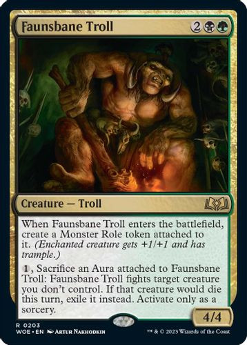 WOE-0203R Faunsbane Troll (Foil)