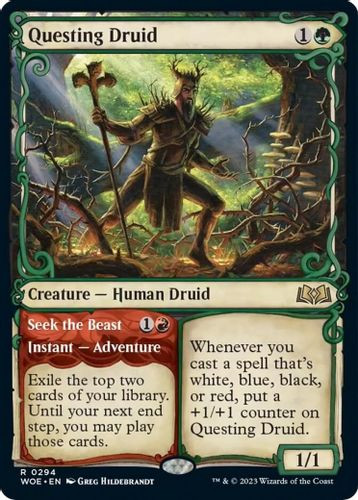 WOE-0294R Questing Druid (Showcase)