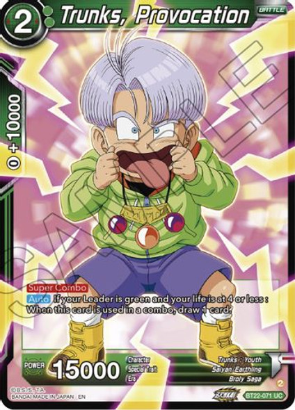 BT22-071UC Trunks, Provocation (Foil)