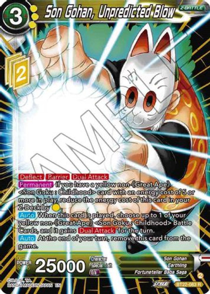 BT22-083R Son Gohan, Unpredicted Blow (Foil)