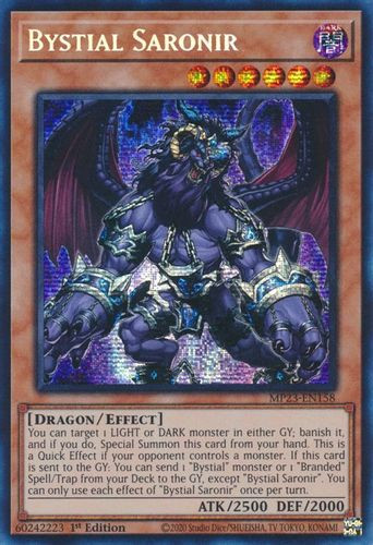 MP23-EN158 Bystial Saronir (Prismatic Secret Rare) <1st>