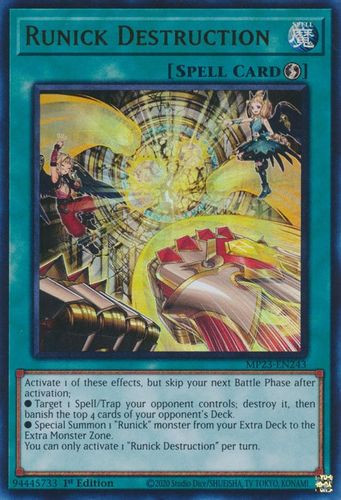 MP23-EN243 Runick Destruction (Ultra Rare) <1st>