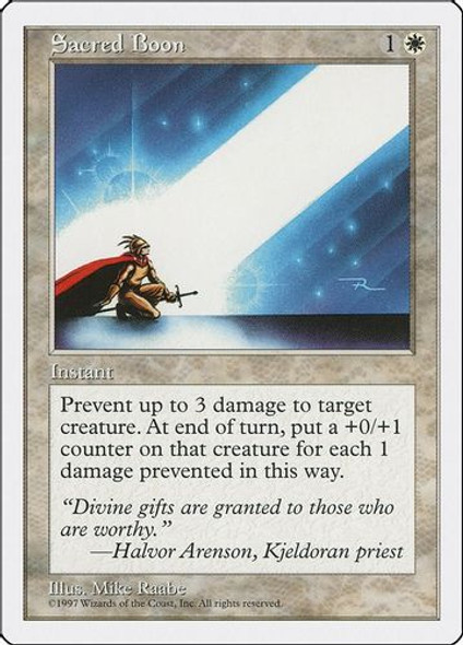 5ED-057U Sacred Boon