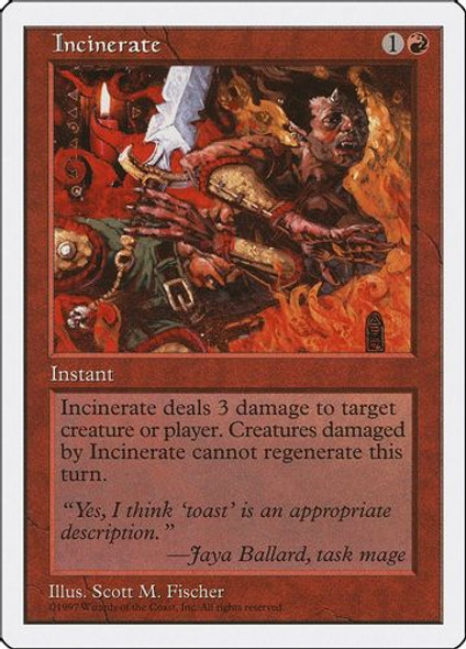 5ED-242C Incinerate