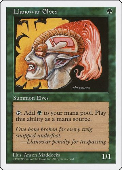 5ED-313C Llanowar Elves