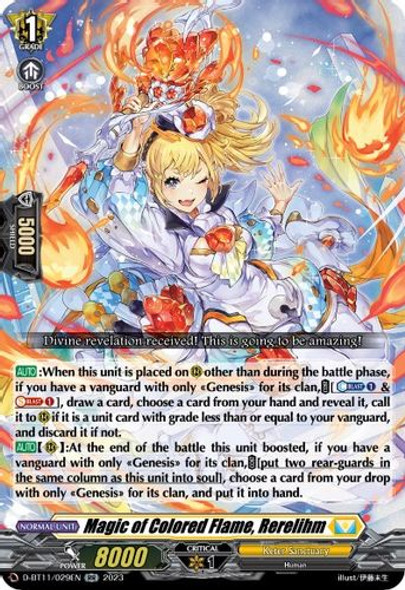 D-BT11/029EN RR Magic of Colored Flame, Rerelihm