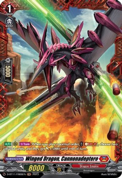 D-BT11/FR06EN FR Winged Dragon, Cannonadeptero (FR)