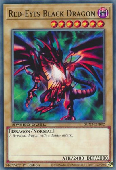 SGX3-ENB02 Red-Eyes Black Dragon (Common) <1st>