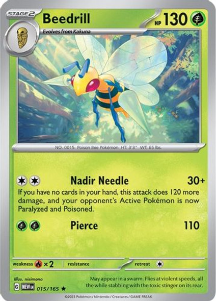 SV3A-MEW-EN-015/193R Beedrill (Holo)