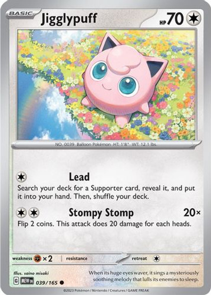 SV3A-MEW-EN-039/193C Jigglypuff (Reverse Holo)