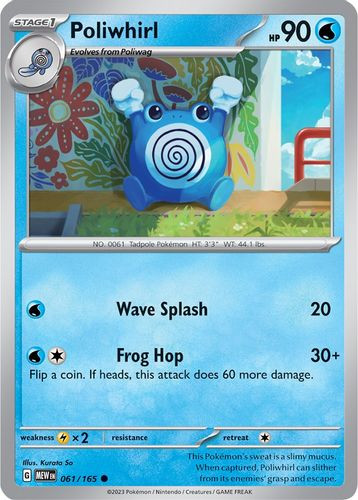 [SV03a][MEW-061/165](UC) Poliwhirl (Reverse Holo)